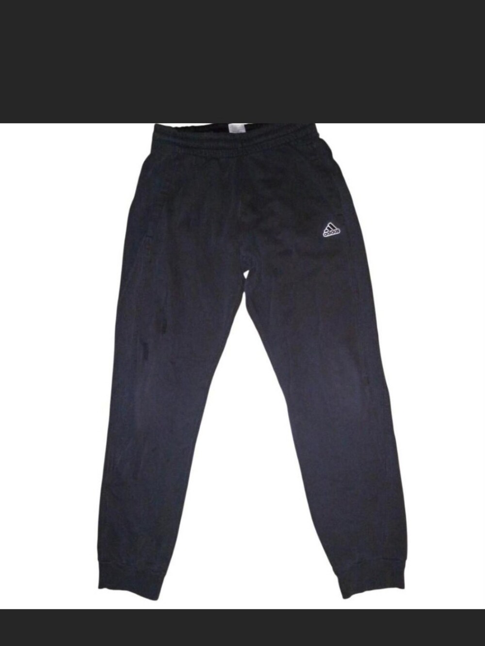 Adidas Black Sweatpants with Small Logo